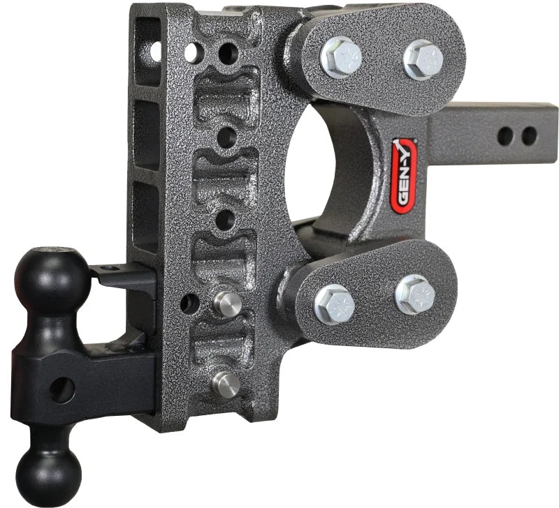 Gen-Y The Boss Torsion-Flex 2in Shank 7.5in Drop 16K Hitch w/GH-051 Dual-Ball/GH-032 Pintle Lock - Installation View