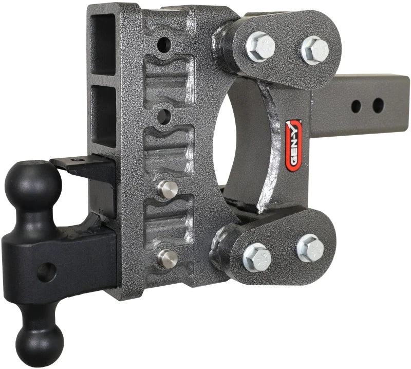 Gen-Y The Boss Torsion-Flex 3in Shank 6in Drop 21K Hitch w/GH-061 Dual-Ball/GH-062 Pintle Lock - Installation View