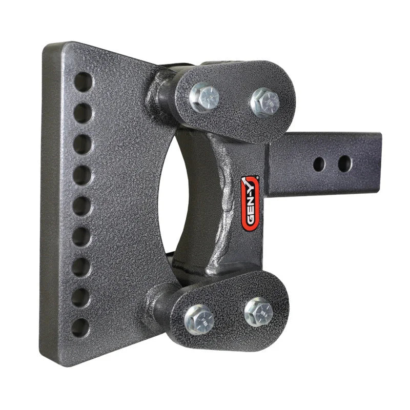 Gen-Y The Boss Torsion-Flex 3in Weight Distribution Shank 7in Drop 2.4K TW 21K Hitch - Side View
