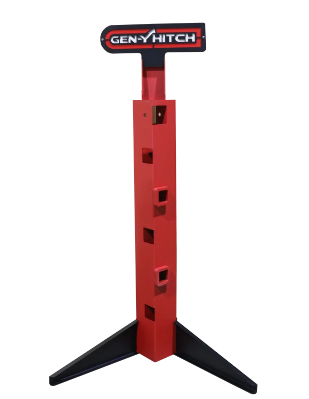 Gen-Y Vertical Hitch Display Stand w/6 Slots (*Display Only*) - Side View