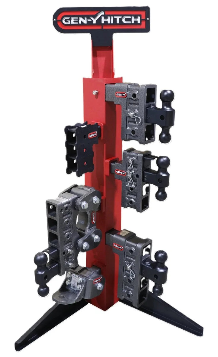 Gen-Y Vertical Hitch Display Stand w/6 Slots (*Display Only*) - Back View