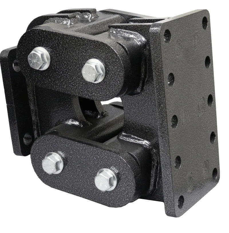Gen-Y Victory Lane Torsion-Flex Flat Plate Trailer Coupler (1.5K-2.4K TW 21K Towing) - Side View