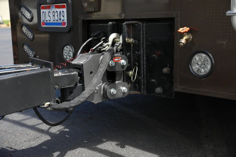 Gen-Y Victory Lane Torsion-Flex Flat Plate Trailer Coupler (2K-3.5K TW 32K Towing) - Installation View