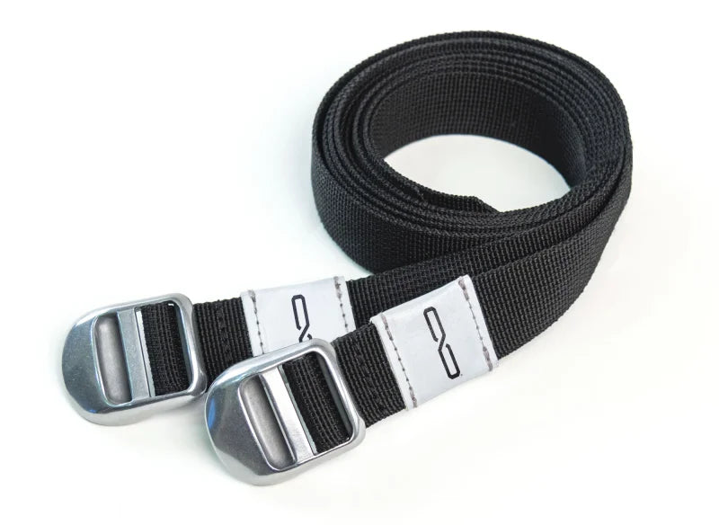 Giant Loop Cinch Straps - Black - Side View