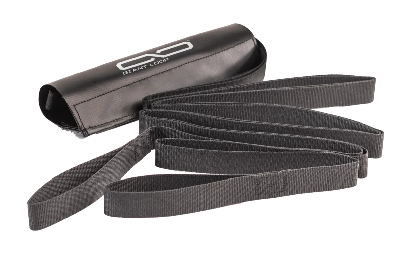 Giant Loop Cordura Ballistic Tow Strap - Black - Detail View