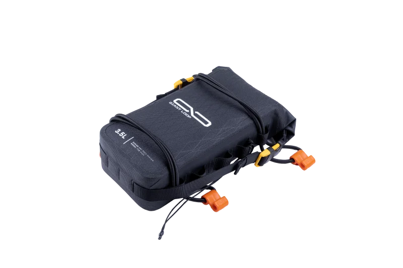Giant Loop Fender Bag/Number Plate Bag 3.5L - Black - Back View