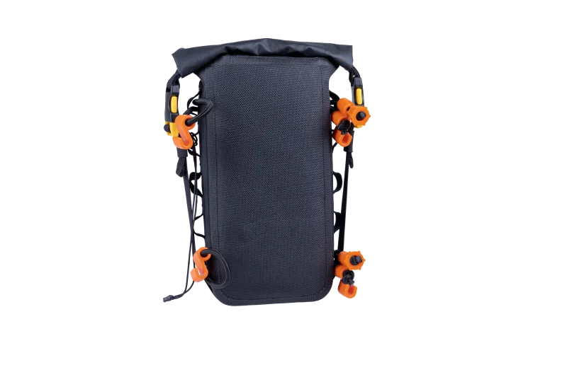 Giant Loop Fender Bag/Number Plate Bag 3.5L - Black - Installation View