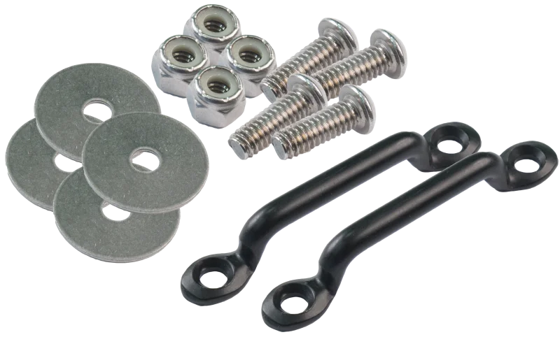 Giant Loop Fender Hooks - Black - Side View