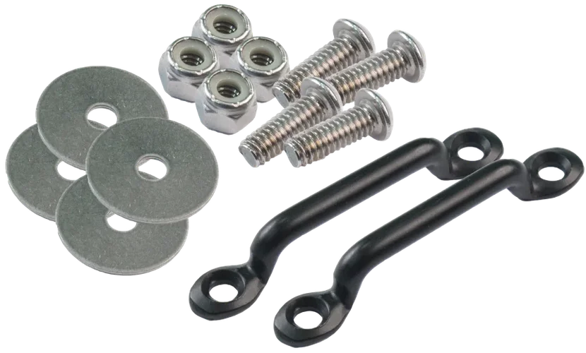 Giant Loop Fender Hooks - Black - Side View