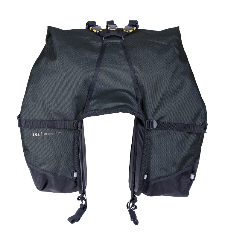 Giant Loop Great Basin Saddlebag 68L - Black - Main Product View