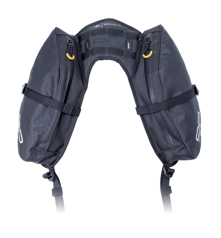 Giant Loop MoJavi Saddlebag Zip - Black - Back View