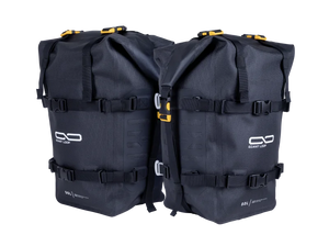 Giant Loop MotoTrekk Panniers 50L - Black - Main Product View