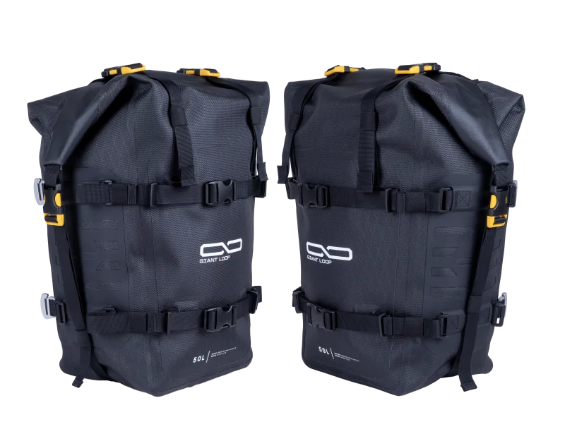 Giant Loop MotoTrekk Panniers 50L - Black - Installation View