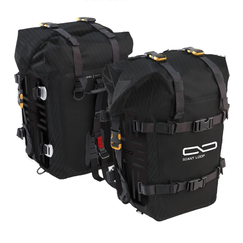 Giant Loop MotoTrekk Panniers 50L - Black - Additional View 5