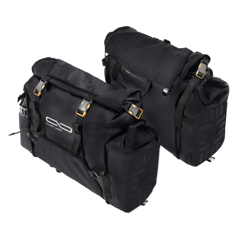 Giant Loop Round the World Panniers 90+L- Black - Side View
