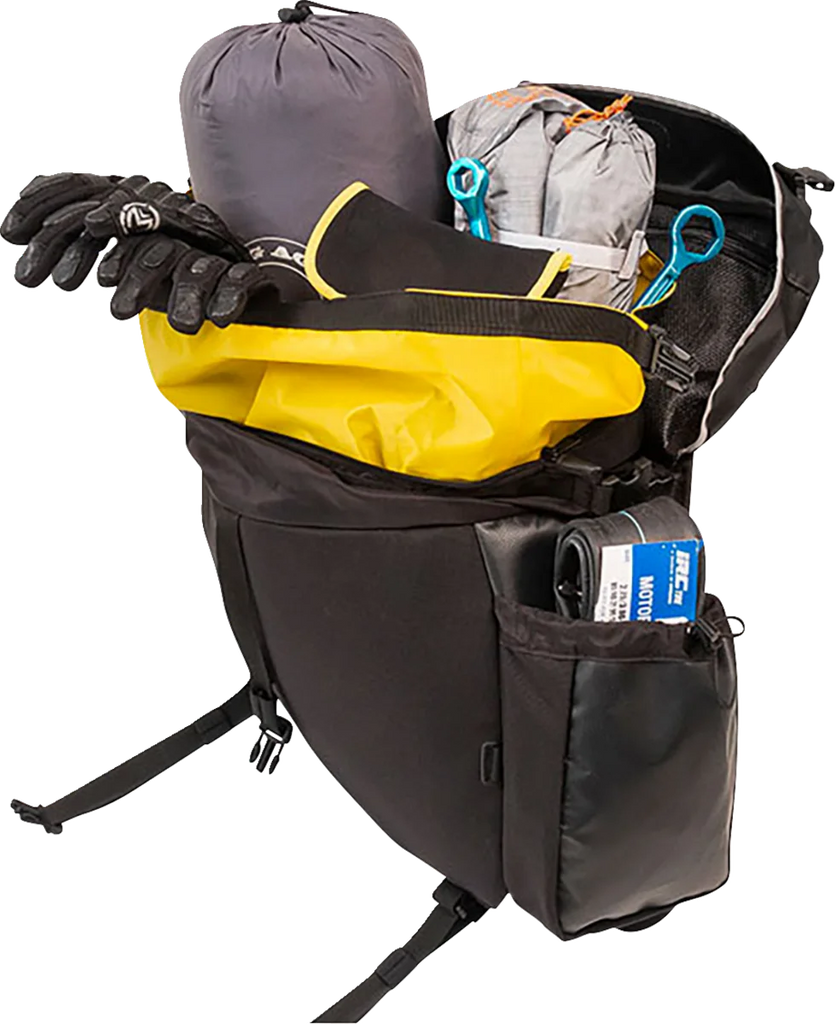 Giant Loop Siskiyou Panniers™ - Black SPN23-B - Side View
