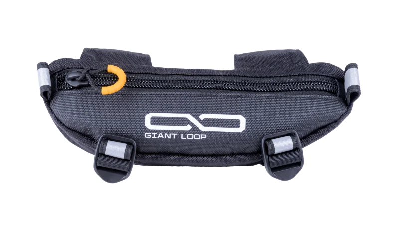 Giant Loop Zigzag Handlebar Bag 1.5L - Black - Side View