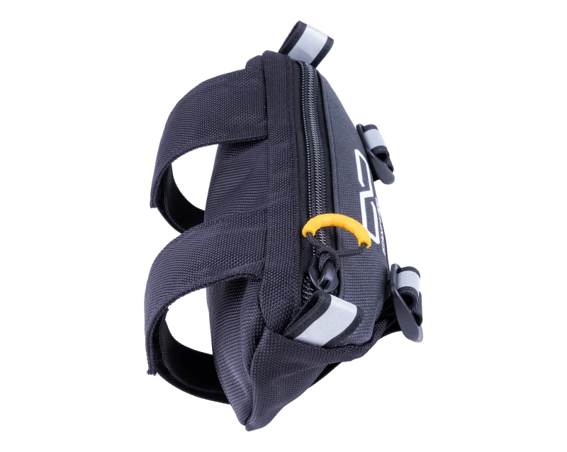 Giant Loop Zigzag Handlebar Bag 1.5L - Black - Back View
