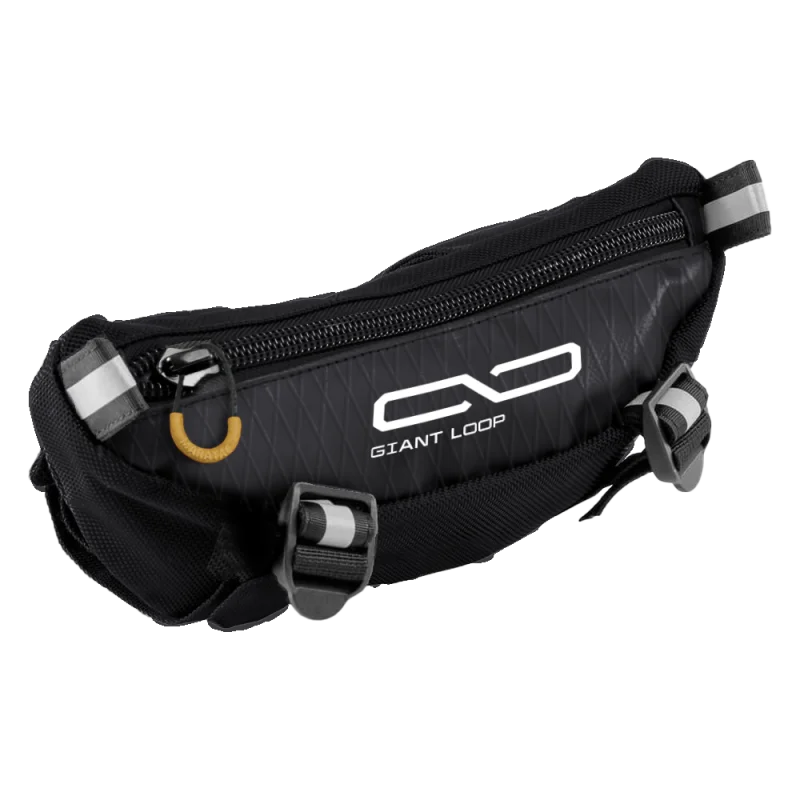 Giant Loop Zigzag Handlebar Bag 1.5L - Black - Installation View