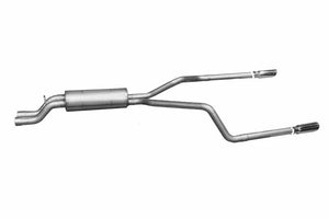 Gibson 02-05 Chevrolet Silverado 2500 HD Base 6.0L 2.5in Cat-Back Dual Split Exhaust - Aluminized - Main Product View