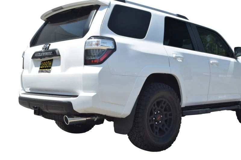 Gibson 04-22 Toyota 4Runner LImited 4.0L 2.5in Cat-Back Single Exhaust - Aluminized - Installation View