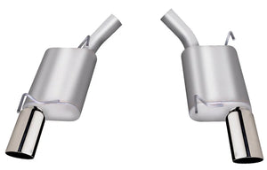 Gibson 05-10 Ford Mustang GT 4.6L 2.5in Axle-Back Dual Exhaust - Stainless - Main Product View