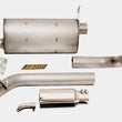 Load image into Gallery viewer, Gibson 05-15 Ford Class A Motorhome/F53 Chassis 6.8L V10 RV Power Cat-Back Exhaust - Main Product View