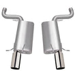 Load image into Gallery viewer, Gibson 06-08 Cadillac STS V 4.4L 2.5in Axle-Back Dual Exhaust - Stainless - Main Product View