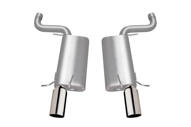 Gibson 06-08 Cadillac STS V 4.4L 2.5in Axle-Back Dual Exhaust - Stainless - Main Product View