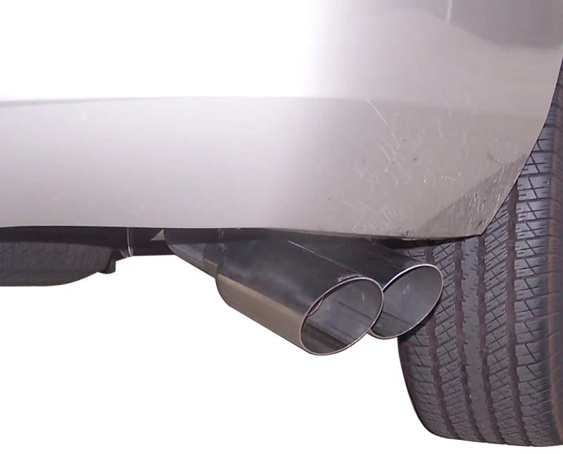 Gibson 07-12 Chevrolet Avalanche LS 5.3L 2.25in Cat-Back Dual Sport Exhaust - Aluminized - Installation View