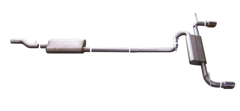 Gibson 07-14 Ford Edge SE 3.5L 2.5in Cat-Back Dual Split Exhaust - Aluminized - Main Product View