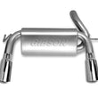 Load image into Gallery viewer, Gibson 07-17 Jeep Wrangler JK Rubicon 3.6L 2.5in Axle-Back Dual Split Exhaust - Aluminized - Main Product View