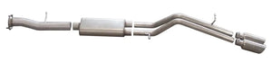 Gibson 08-09 Hummer H2 Base 6.2L 2.25in Cat-Back Dual Sport Exhaust - Stainless - Main Product View