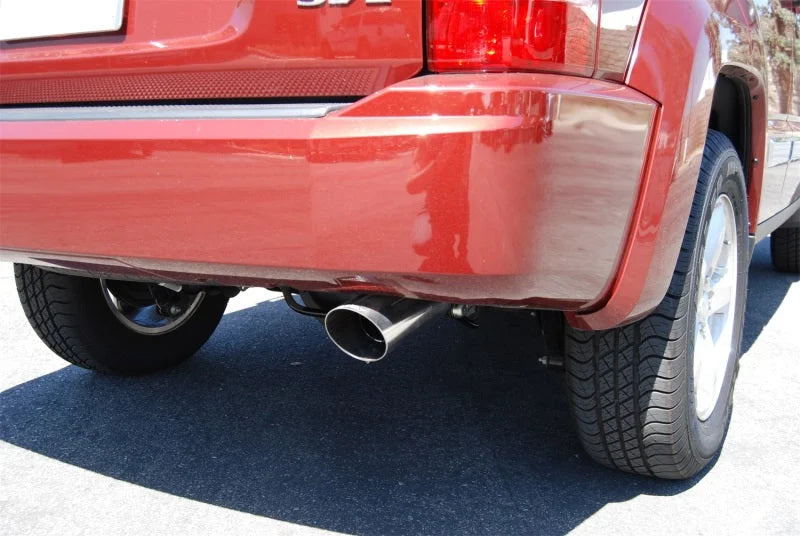 Gibson 08-12 Jeep Liberty Limited 3.7L 2.5in Cat-Back Single Exhaust - Aluminized - Side View