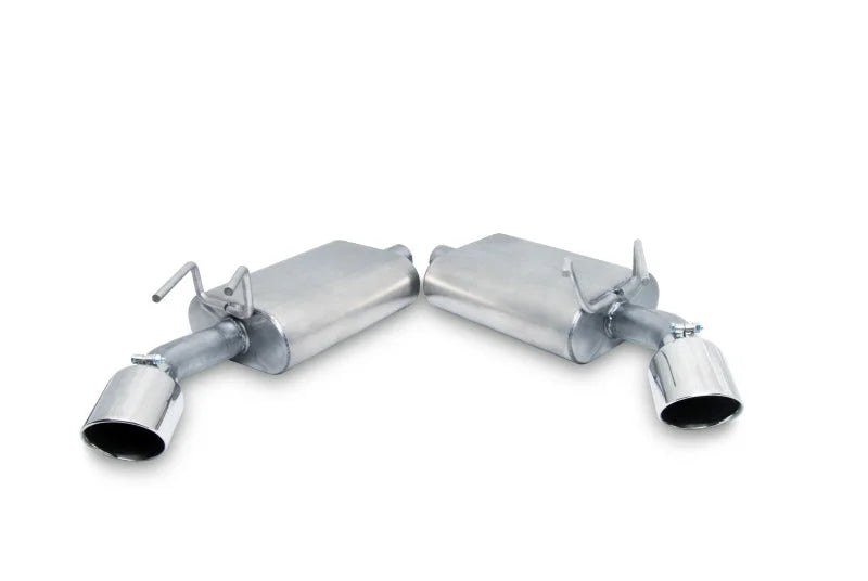 Gibson 10-15 Chevrolet Camaro LS 3.6L 2.25in Axle-Back Dual Exhaust - Aluminized - Main Product View