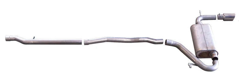 Gibson 11-13 Jeep Patriot Latitude 2.4L 2.25in Cat-Back Single Exhaust - Aluminized - Main Product View