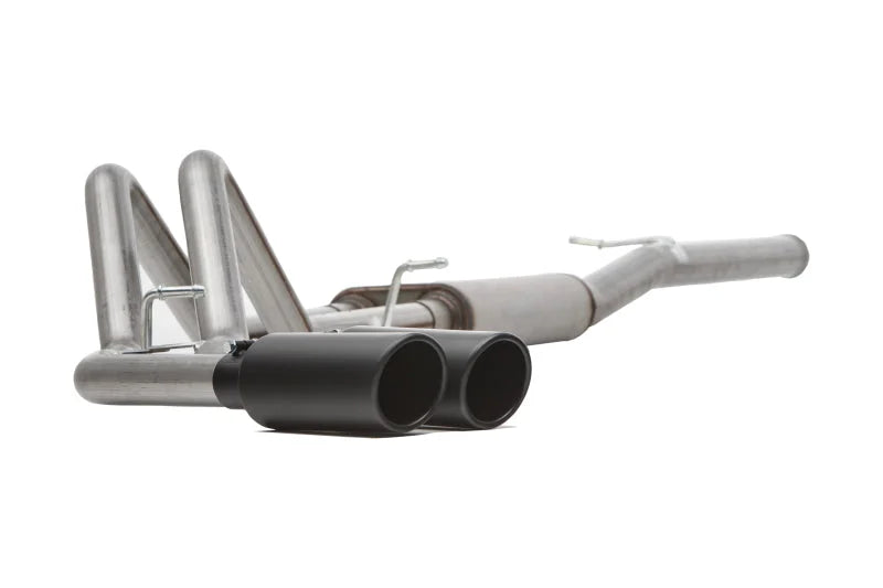 Gibson 11-14 Ford F-150 SVT Raptor 6.2L 2.5in Cat-Back Dual Sport Exhaust - Black Elite - Main Product View