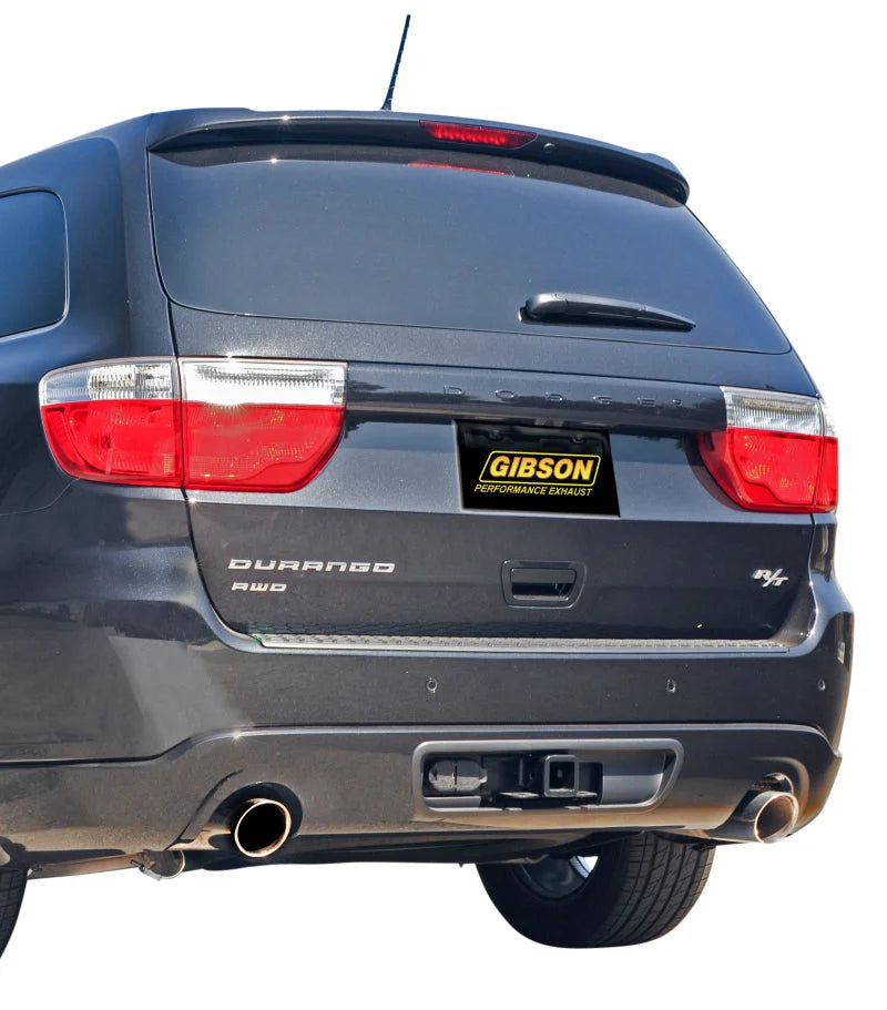Gibson 11-18 Dodge Durango R/T 5.7L 2.25in Axle-Back Dual Exhaust - Aluminized - Side View