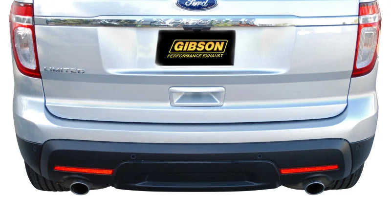 Gibson 11-18 Ford Explorer Base 3.5L 2.25in Axle-Back Dual Exhaust - Stainless - Detail View