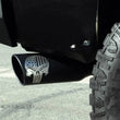 Load image into Gallery viewer, Gibson 14-15 GMC Sierra 1500 SLT 5.3L 4in Patriot Skull Series Cat-Back Single Exhaust - Stainless - Side View