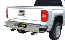 Load image into Gallery viewer, Gibson 14-18 GMC Sierra 1500 Base 5.3L 3in/2.25in Cat-Back Dual Split Exhaust - Stainless - Side View