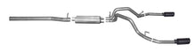 Load image into Gallery viewer, Gibson 14-18 GMC Sierra 1500 Denali 5.3L 3in/2.25in Cat-Back Dual Split Exhaust - Black Elite - Main Product View
