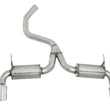 Load image into Gallery viewer, Gibson 14-20 Jeep Cherokee 3.2L 2.5in/2.25in Cat-Back Dual Split Exhaust - Stainless - Back View