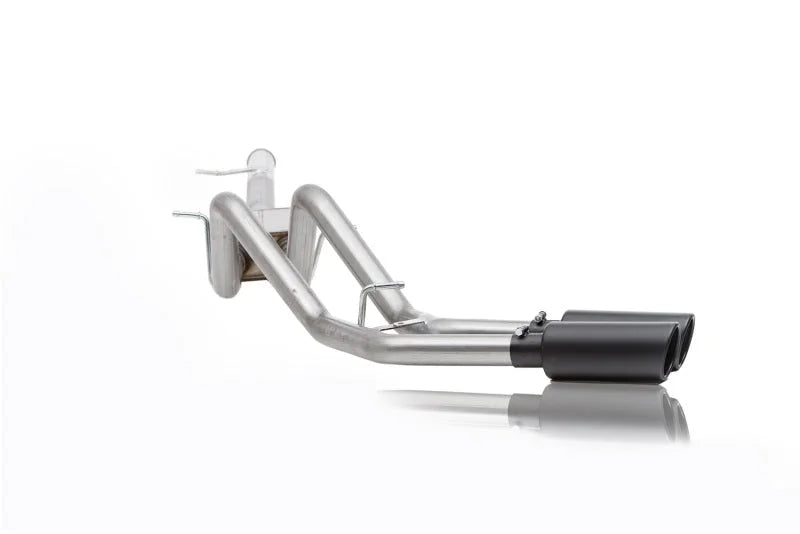 Gibson 15-19 Chevrolet Tahoe LS 5.3L 2.25in Cat-Back Dual Sport Exhaust - Black Elite - Back View