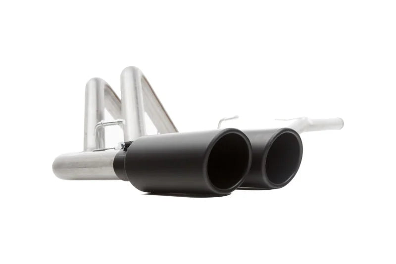 Gibson 15-19 Chevrolet Tahoe LS 5.3L 2.25in Cat-Back Dual Sport Exhaust - Black Elite - Installation View