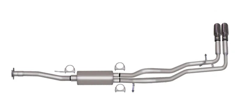 Gibson 15-22 Chevrolet Colorado LT 2.5L 2.25in Cat-Back Dual Sport Exhaust - Aluminized - Main Product View