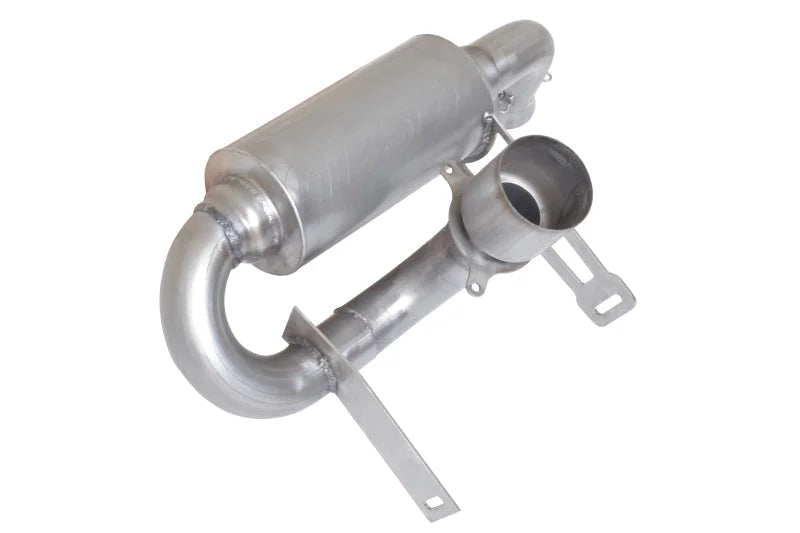 Gibson 17-20 Can-Am Maverick X3 Turbo Base 2.5in Single Exhaust - Stainless - Main Product View