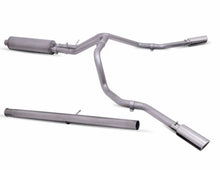 Load image into Gallery viewer, Gibson 19-23 Silverado/GMC Sierra 1500 5.3L Crew Cab Cat-Back Dual Extreme Exhaust - Side View