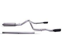 Load image into Gallery viewer, Gibson 20-21 Chevy Silverado 6.6L 2.5in Cat-Back Dual Split Exhaust System Stainless - Black Elite - Main Product View