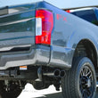Load image into Gallery viewer, Gibson 20-21 Ford F250/F350 7.3L 3in Cat-Back Dual Sport Exhaust System Stainless - Black Elite - Side View